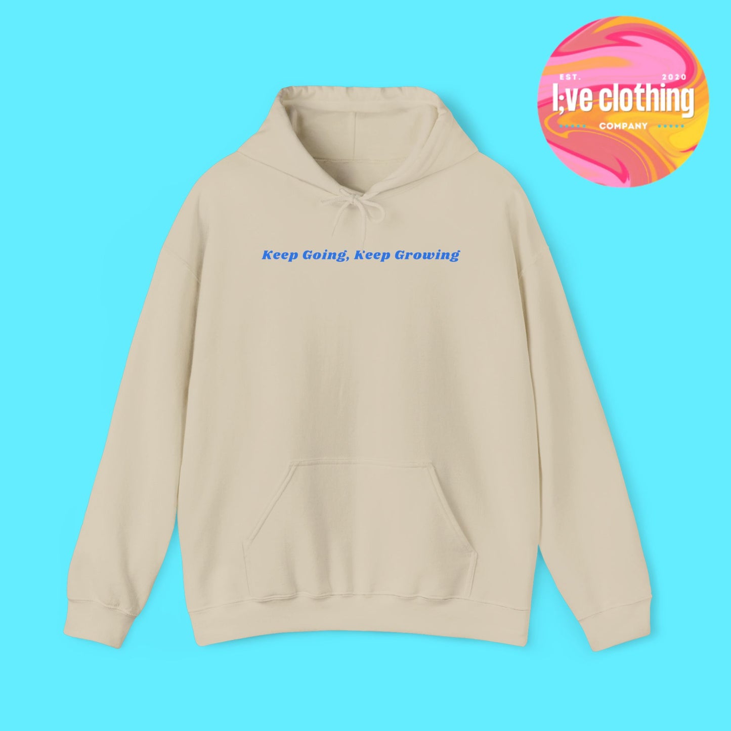 Keep Going, Keep Growing Butterfly Hoodie
