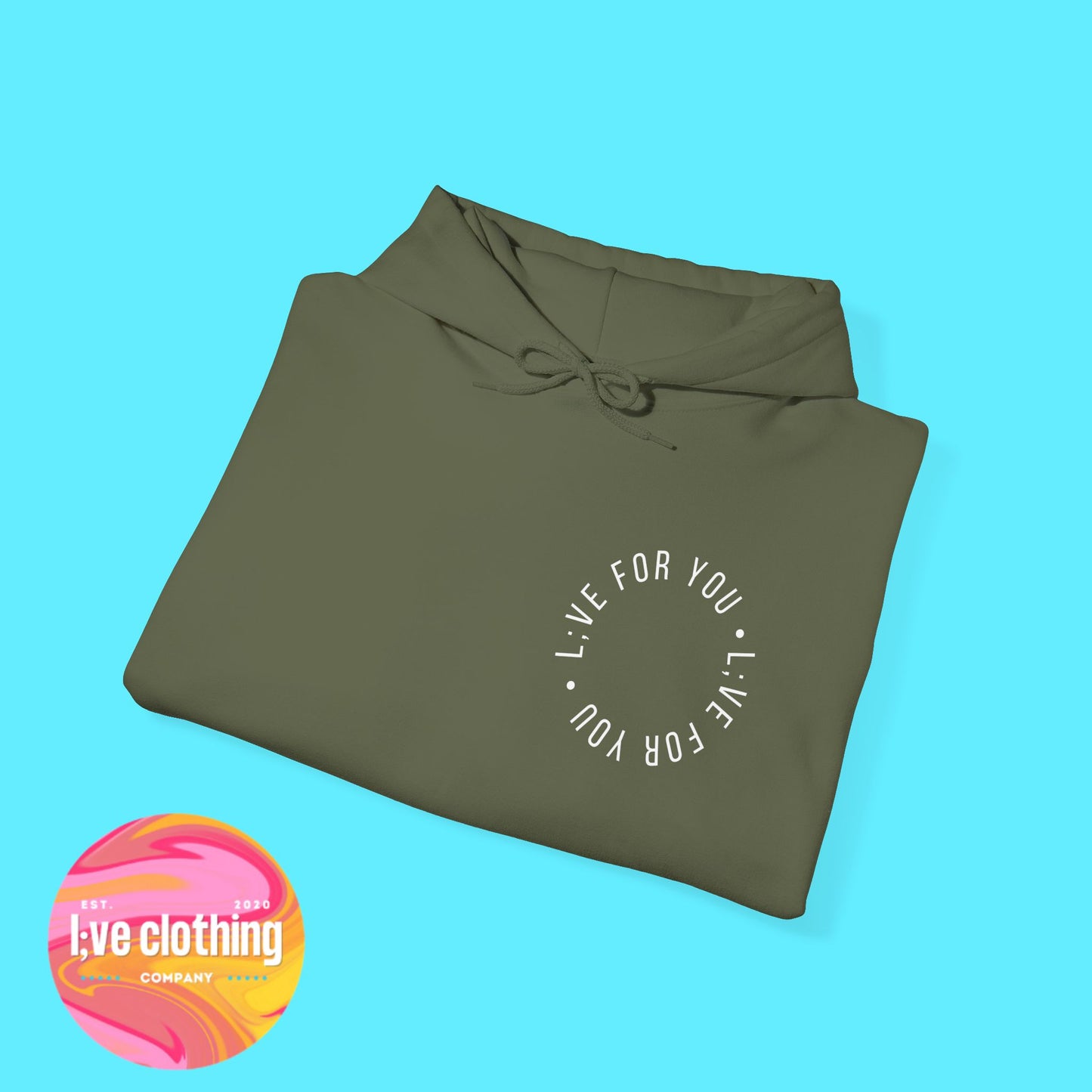 Live For You Circle Logo Hoodie