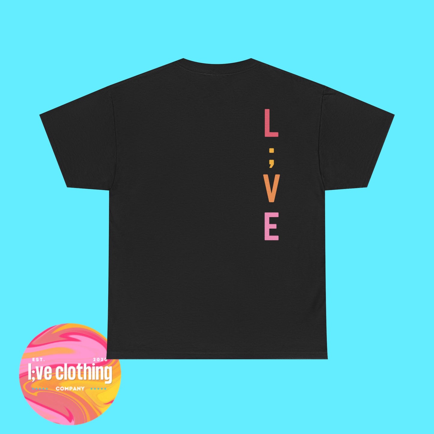 L;VE Clothing Swirl Logo Tee