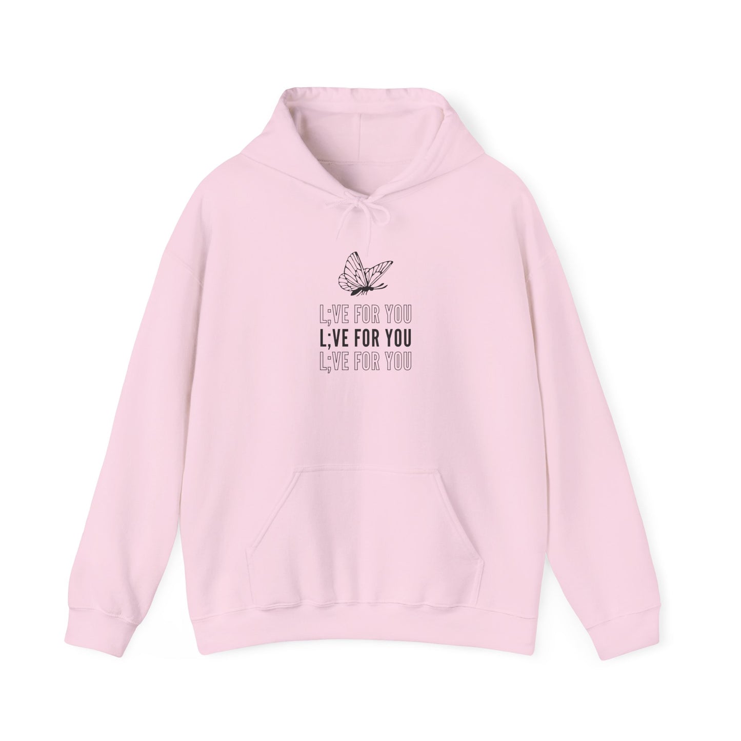 L;VE For You Butterfly Stack Hoodie