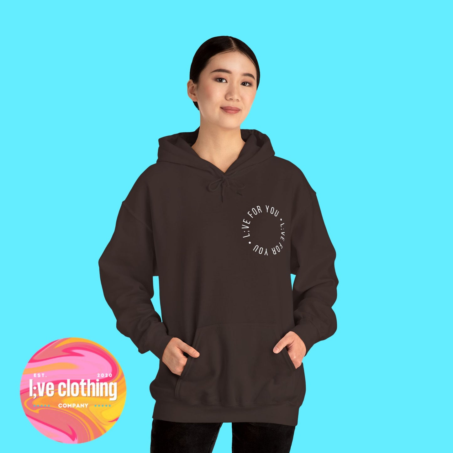 Live For You Circle Logo Hoodie
