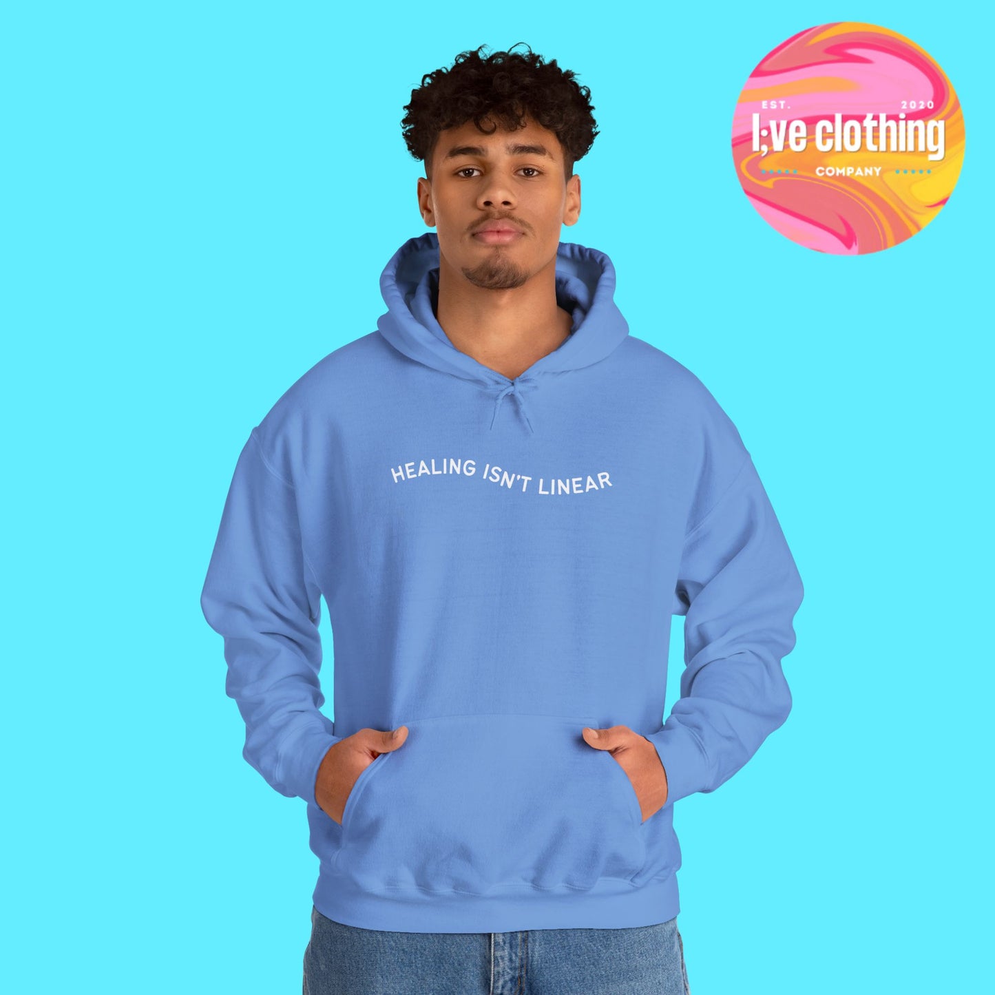 Healing Isn't Linear Hoodie