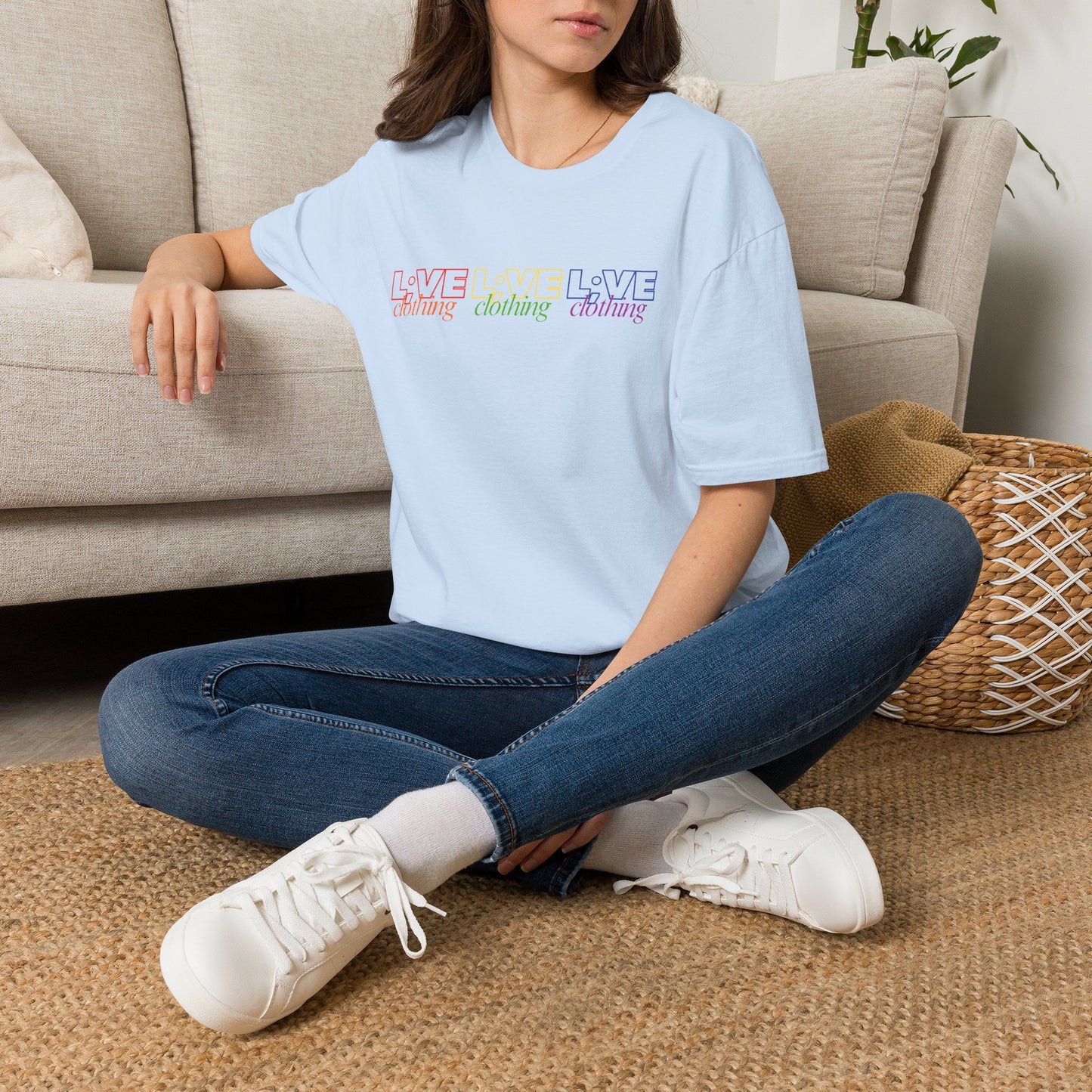L;VE Clothing Rainbow Pride Tee