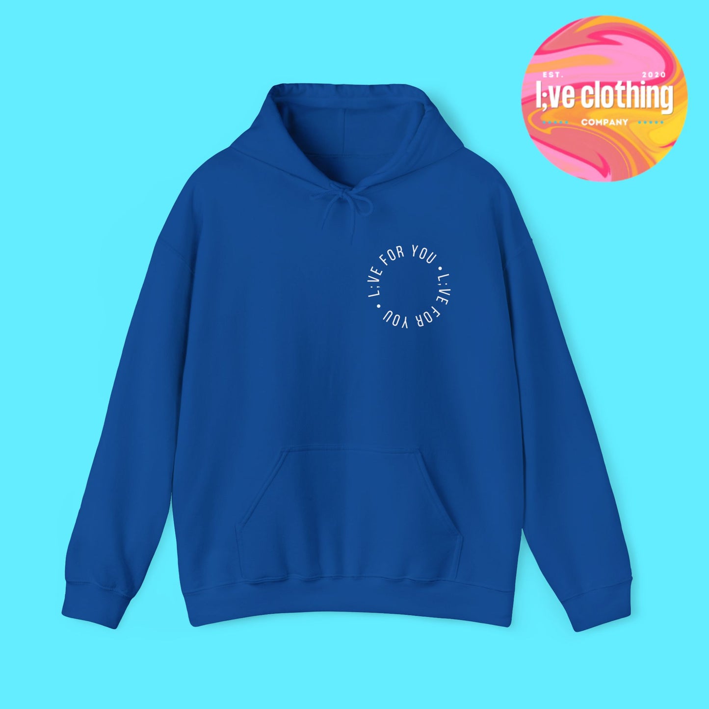 Live For You Circle Logo Hoodie