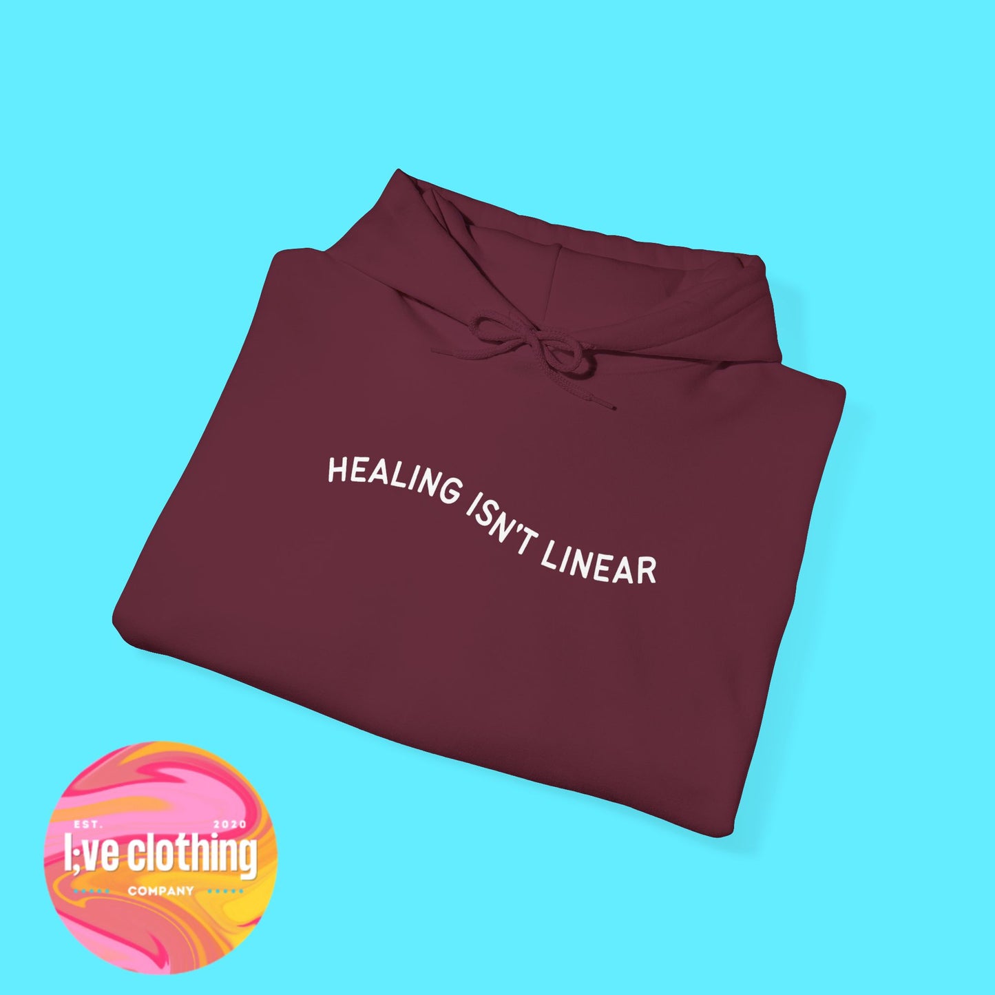 Healing Isn't Linear Hoodie
