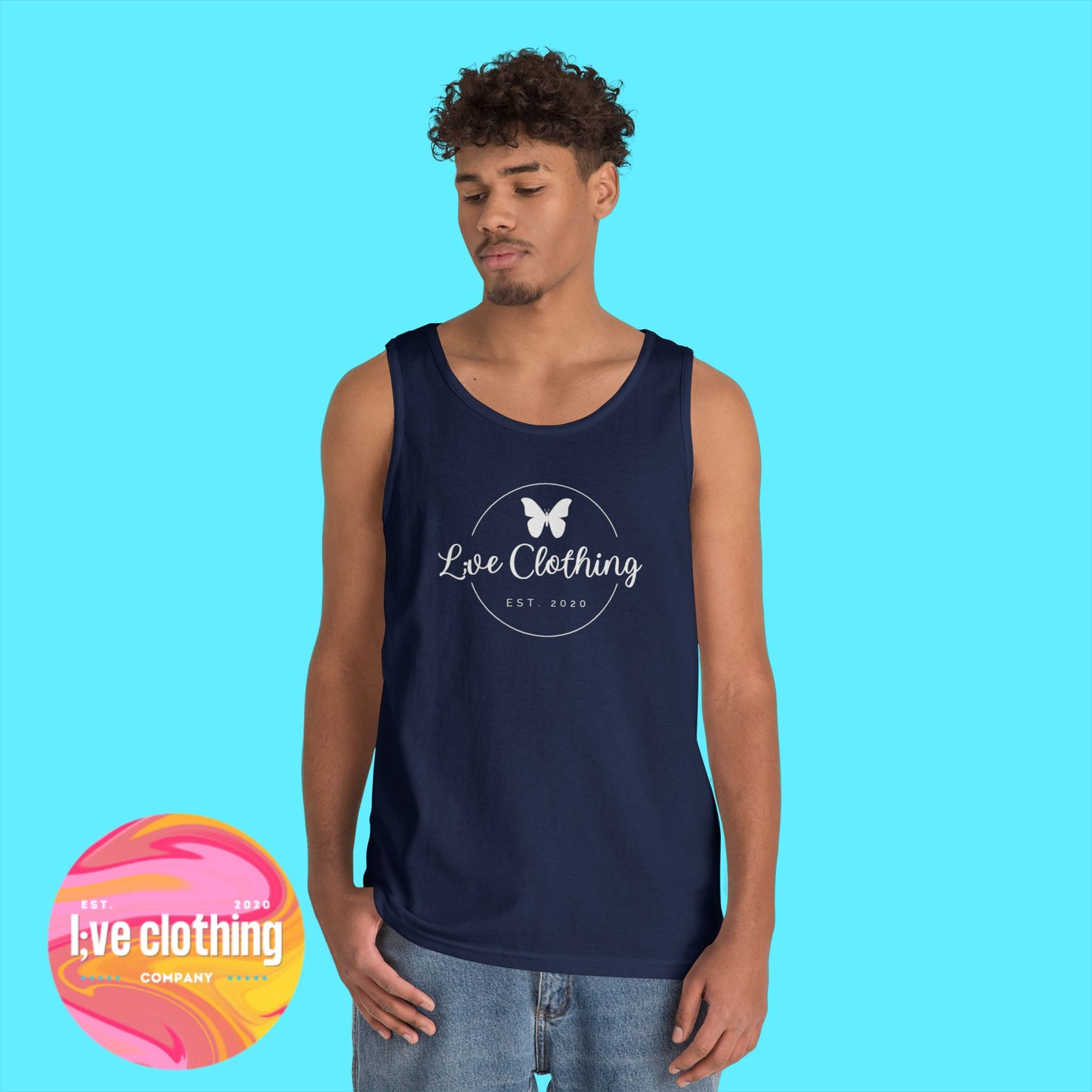 L;VE Clothing Circle Logo Tank Top