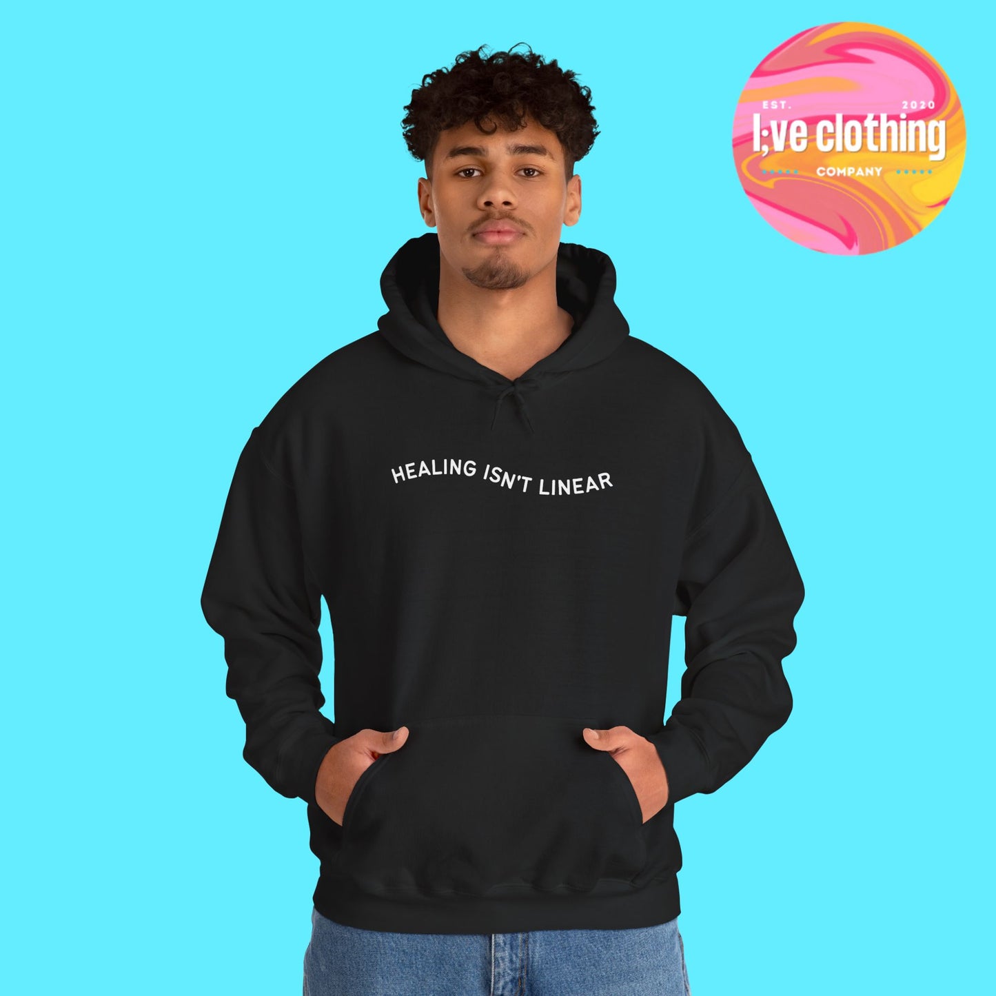 Healing Isn't Linear Hoodie
