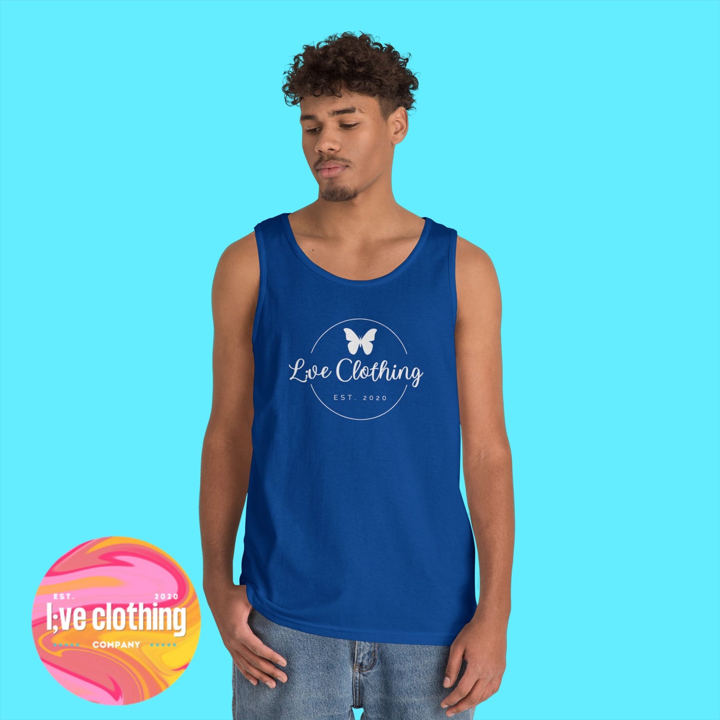 L;VE Clothing Circle Logo Tank Top