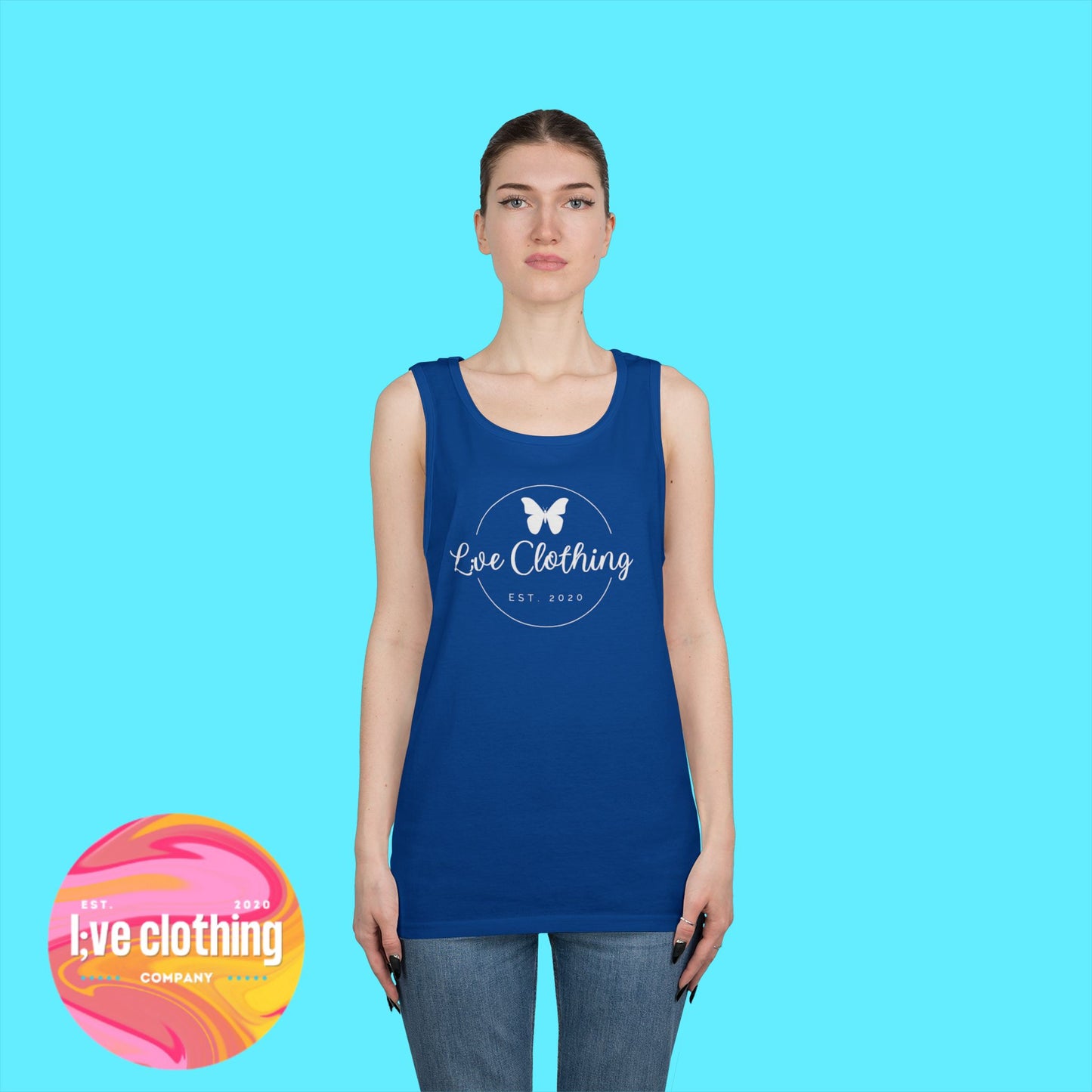 L;VE Clothing Circle Logo Tank Top