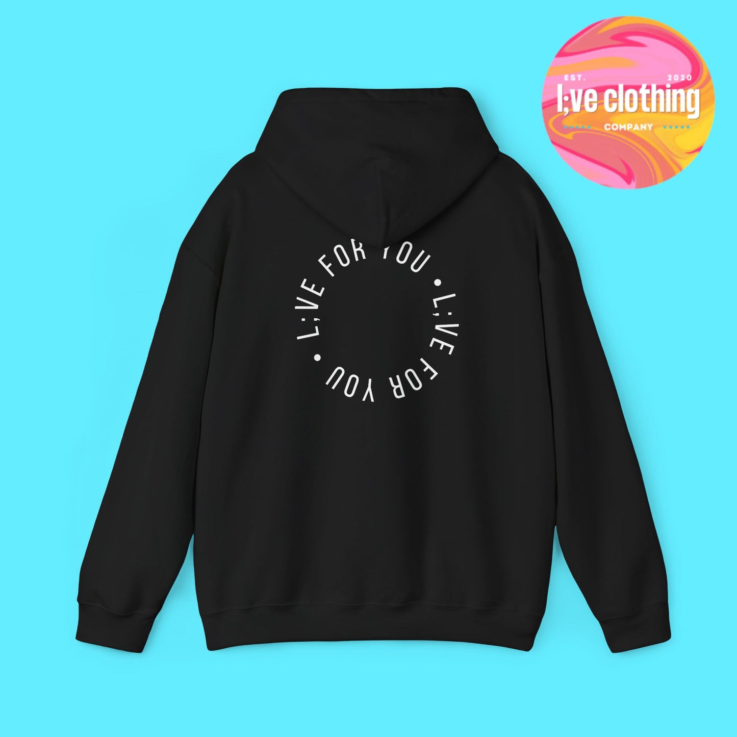 Live For You Circle Logo Hoodie
