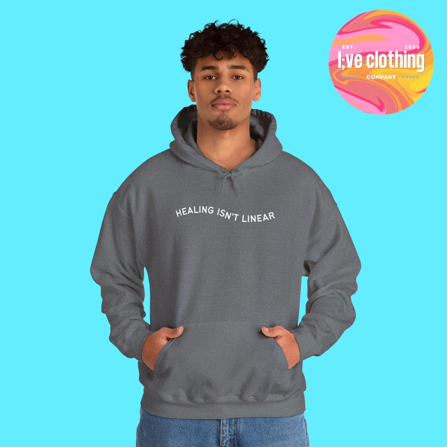 Healing Isn't Linear Hoodie