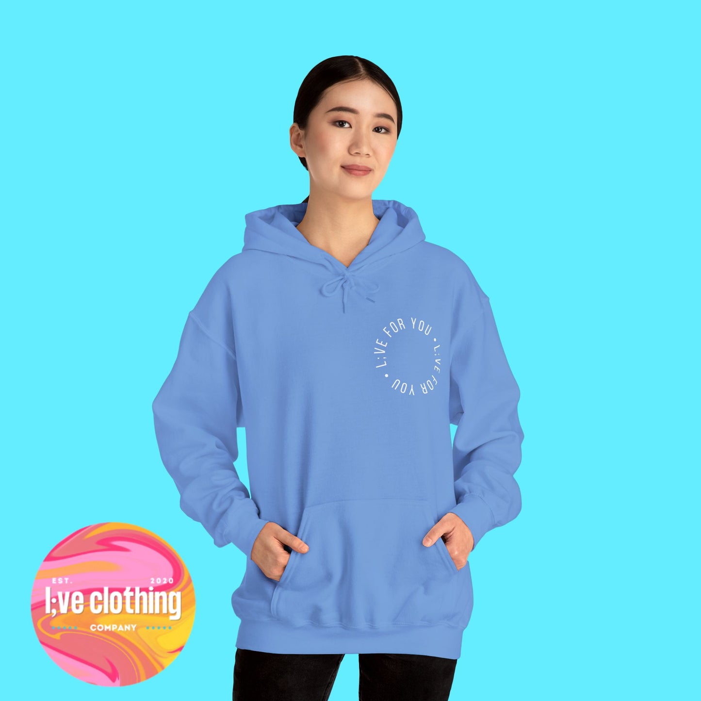 Live For You Circle Logo Hoodie