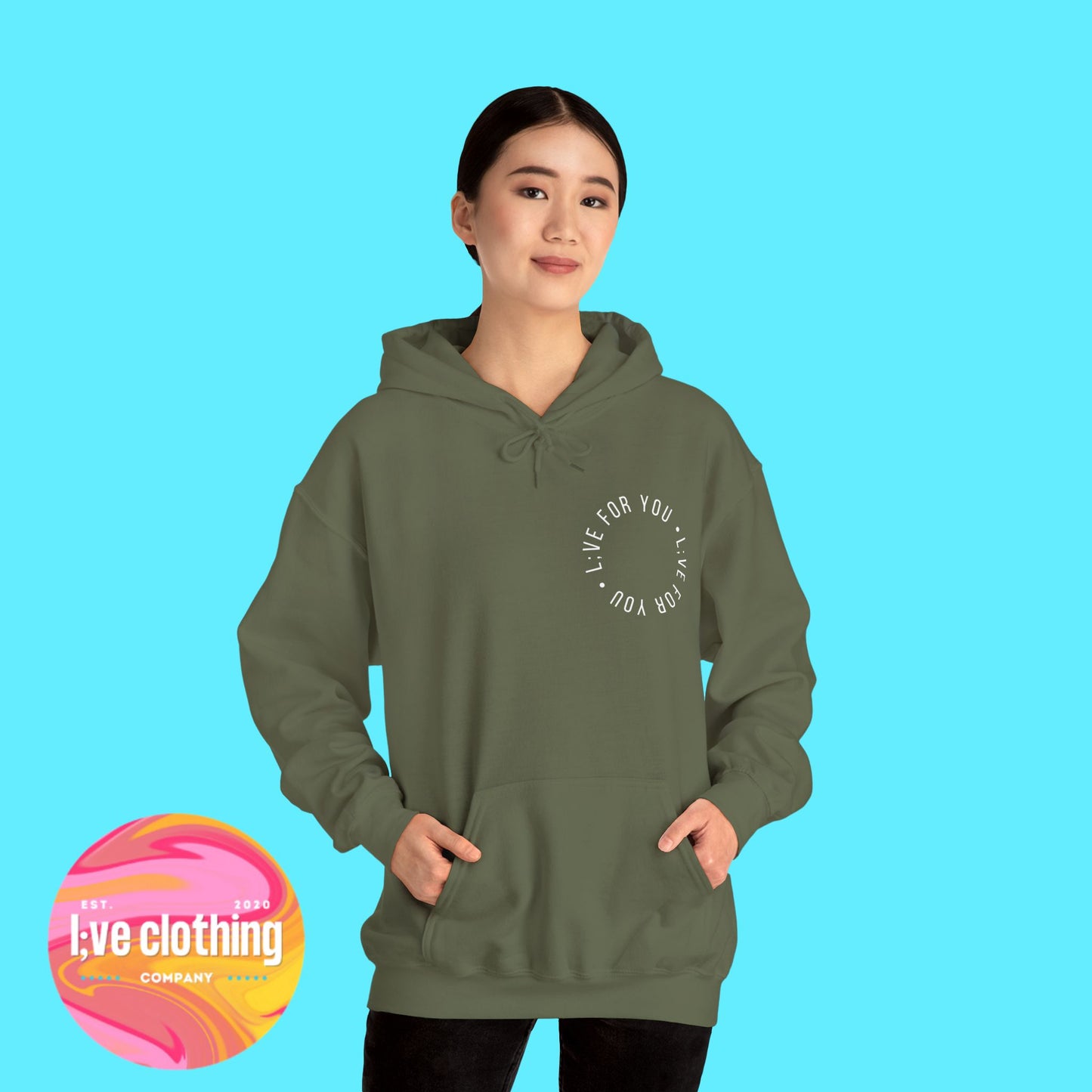 Live For You Circle Logo Hoodie