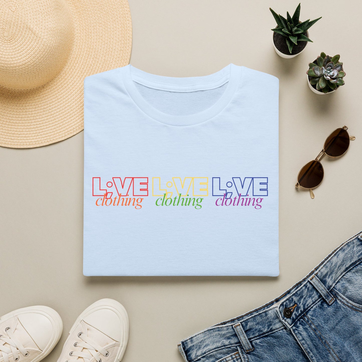 L;VE Clothing Rainbow Pride Tee