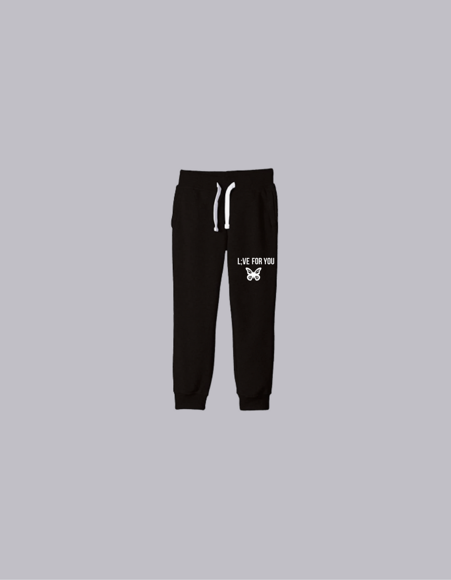 L;VE For You Butterfly Youth Joggers