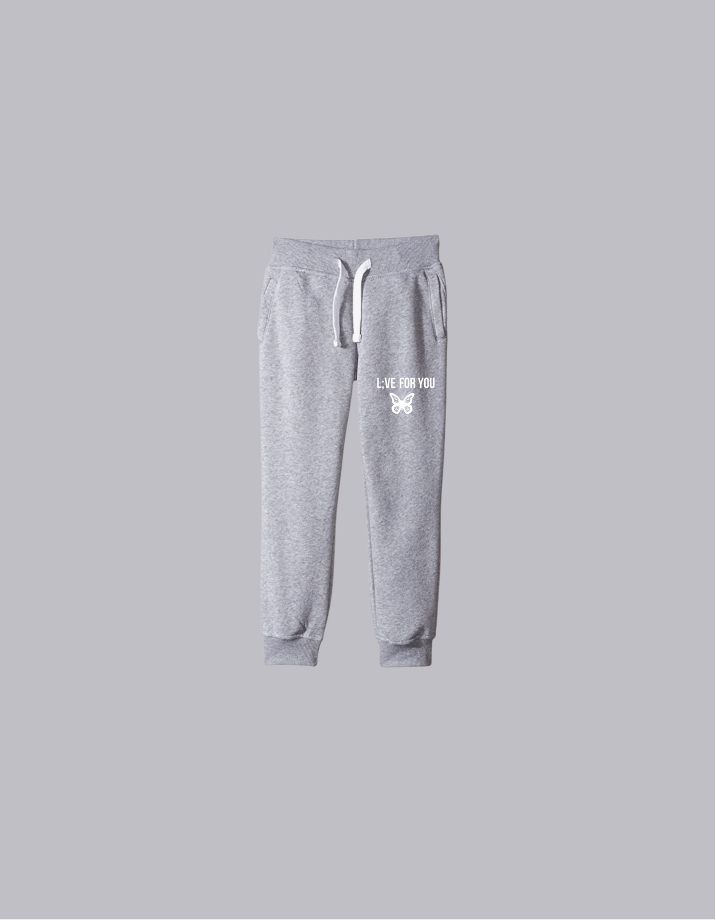 L;VE For You Butterfly Youth Joggers