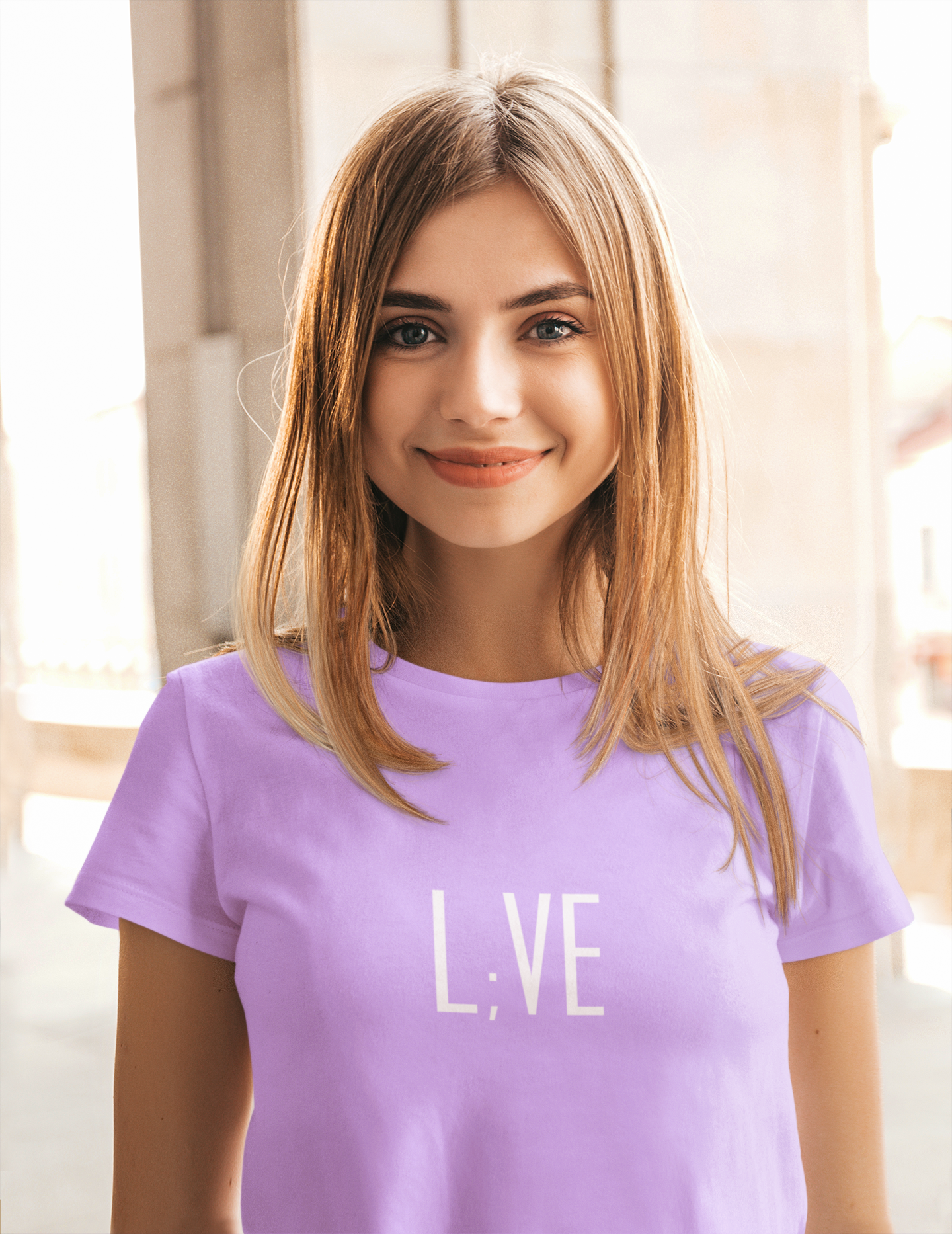 L;VE Light Purple T-Shirt