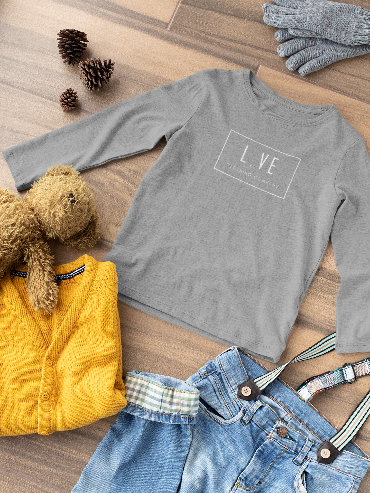 L;VE Clothing Company Toddler Long Sleeve Tee