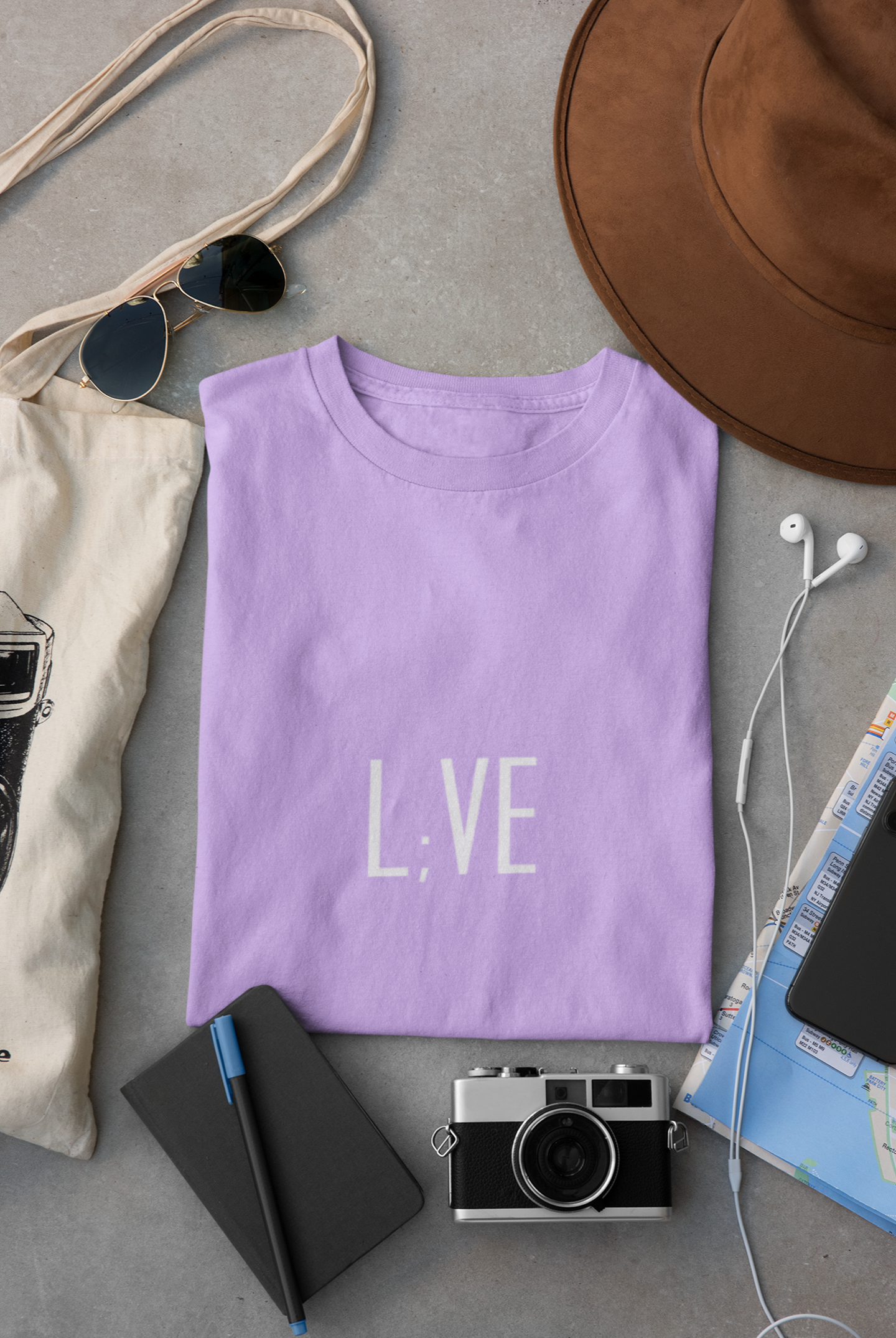 L;VE Light Purple T-Shirt