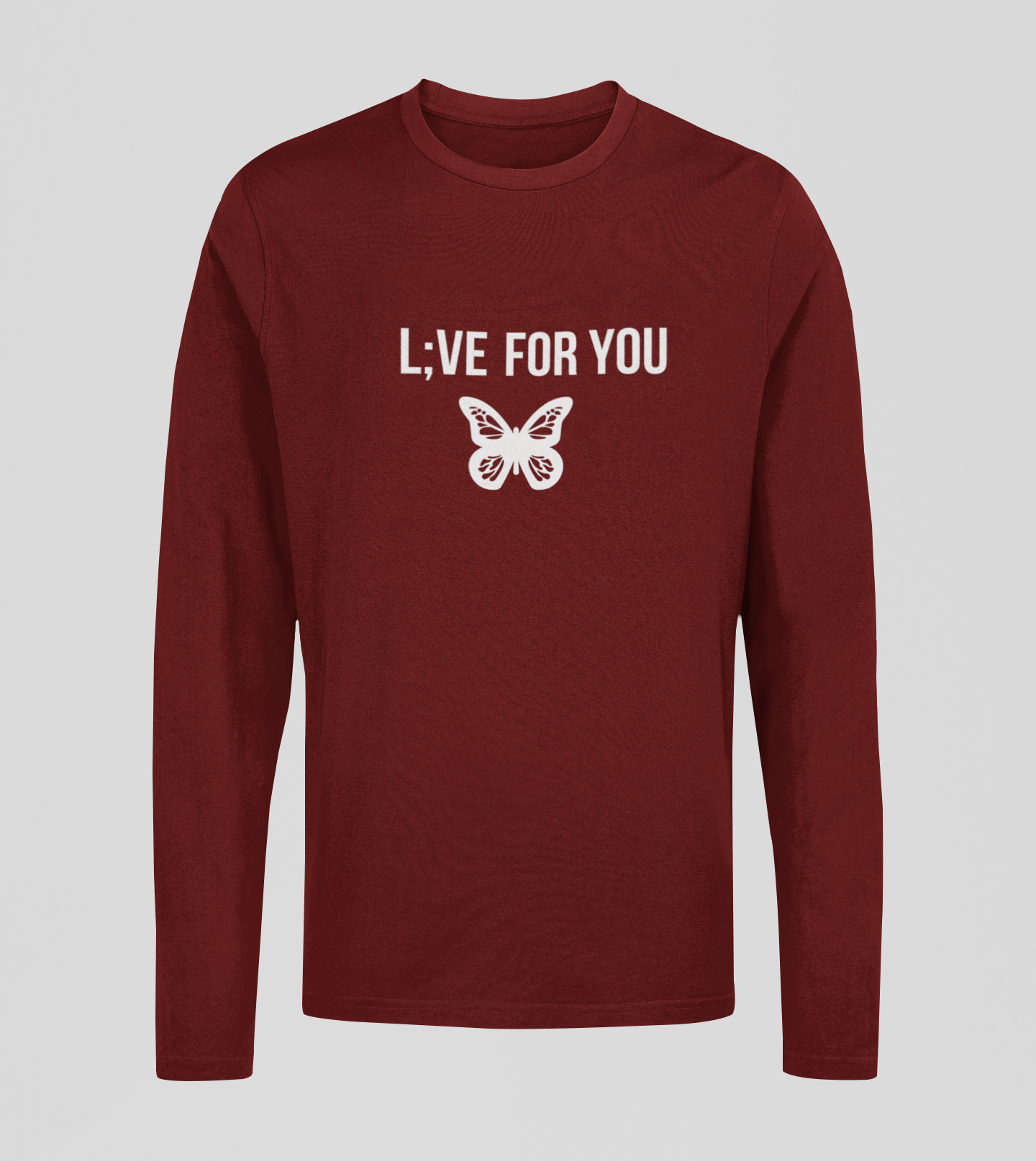 L;VE For You Butterfly Long Sleeve Tee