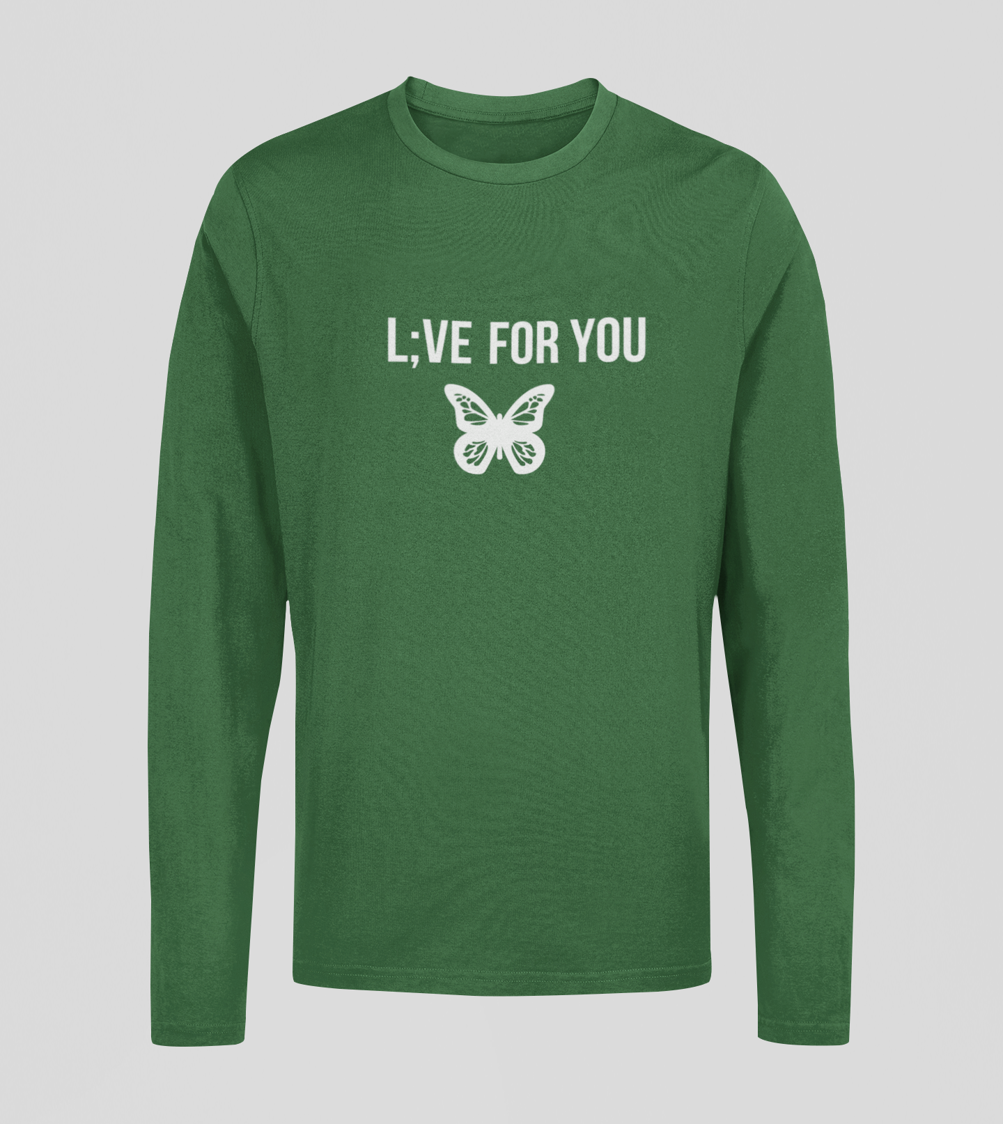 L;VE For You Butterfly Long Sleeve Tee