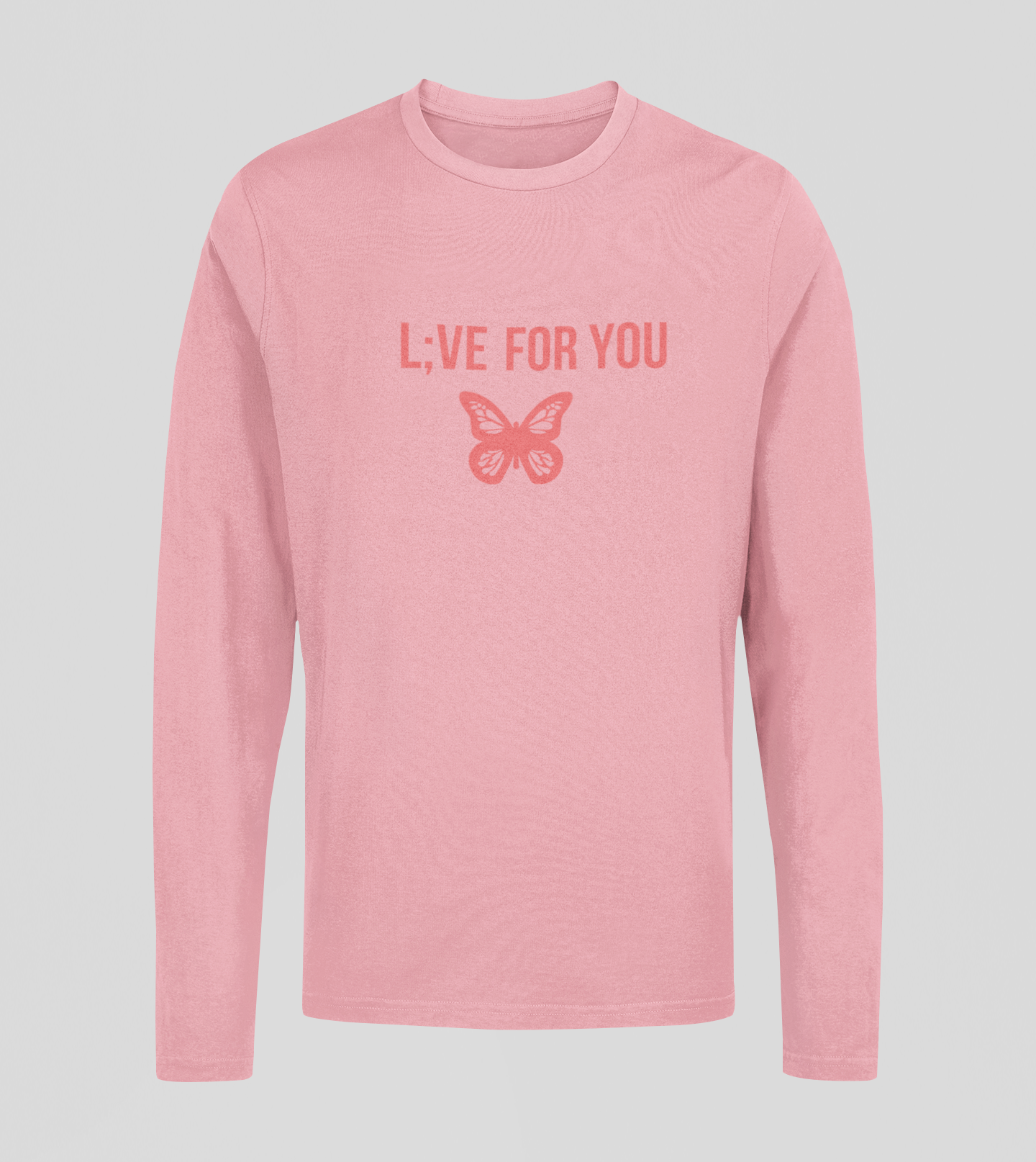 L;VE For You Butterfly Long Sleeve Tee