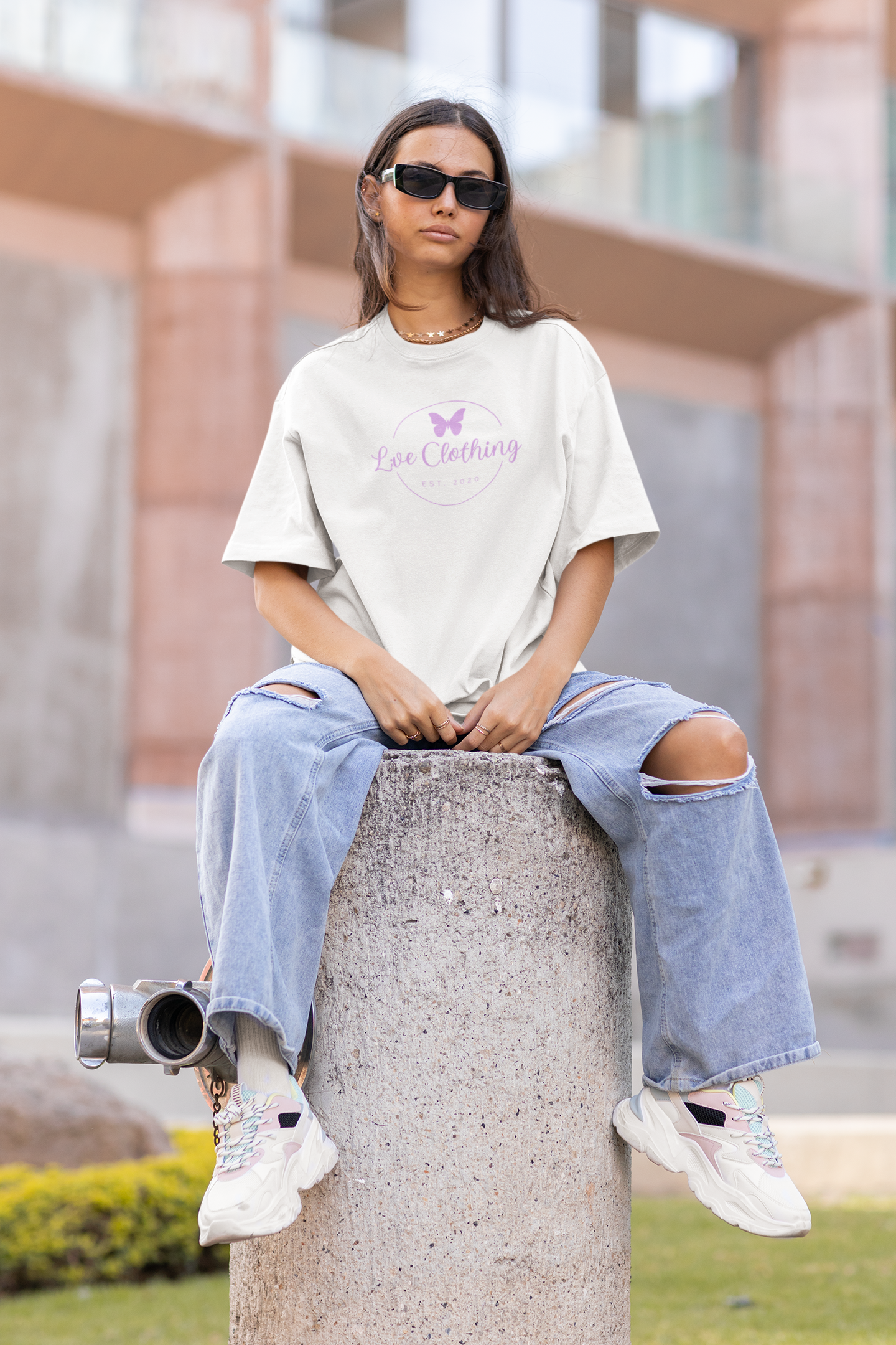 L;VE Clothing Butterfly T-Shirt