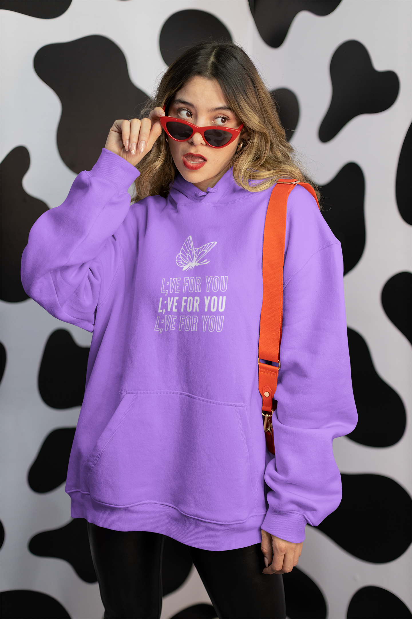 L;VE FOR YOU Butterfly Hoodie