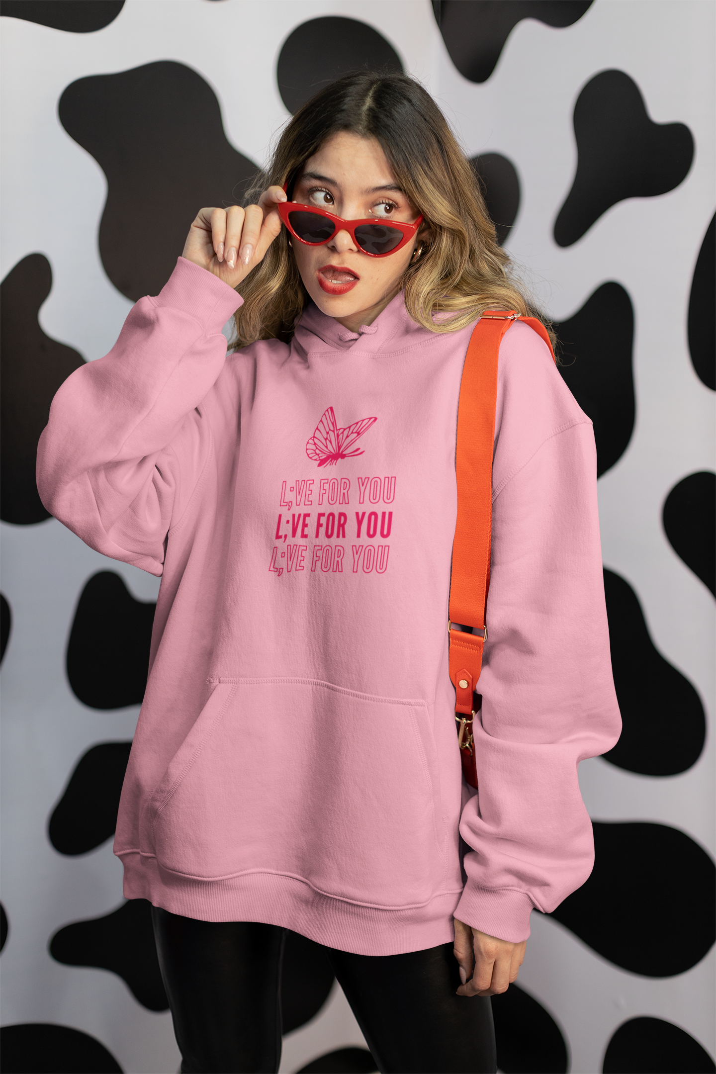 L;VE FOR YOU Butterfly Hoodie