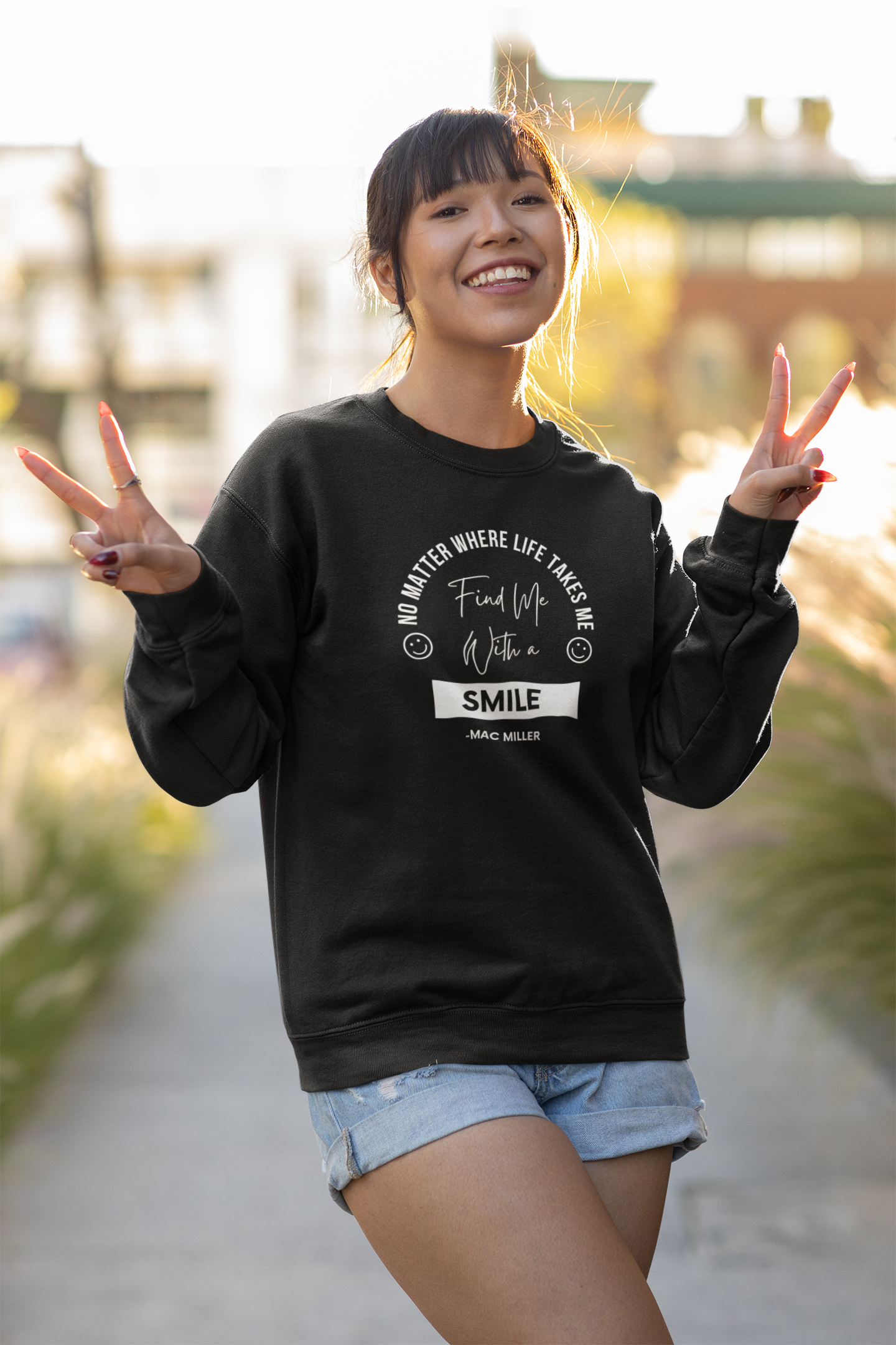 Find Me With a Smile Sweatshirt