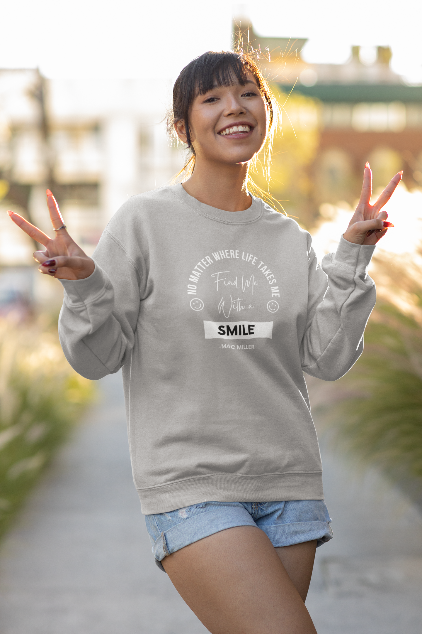 Find Me With a Smile Sweatshirt