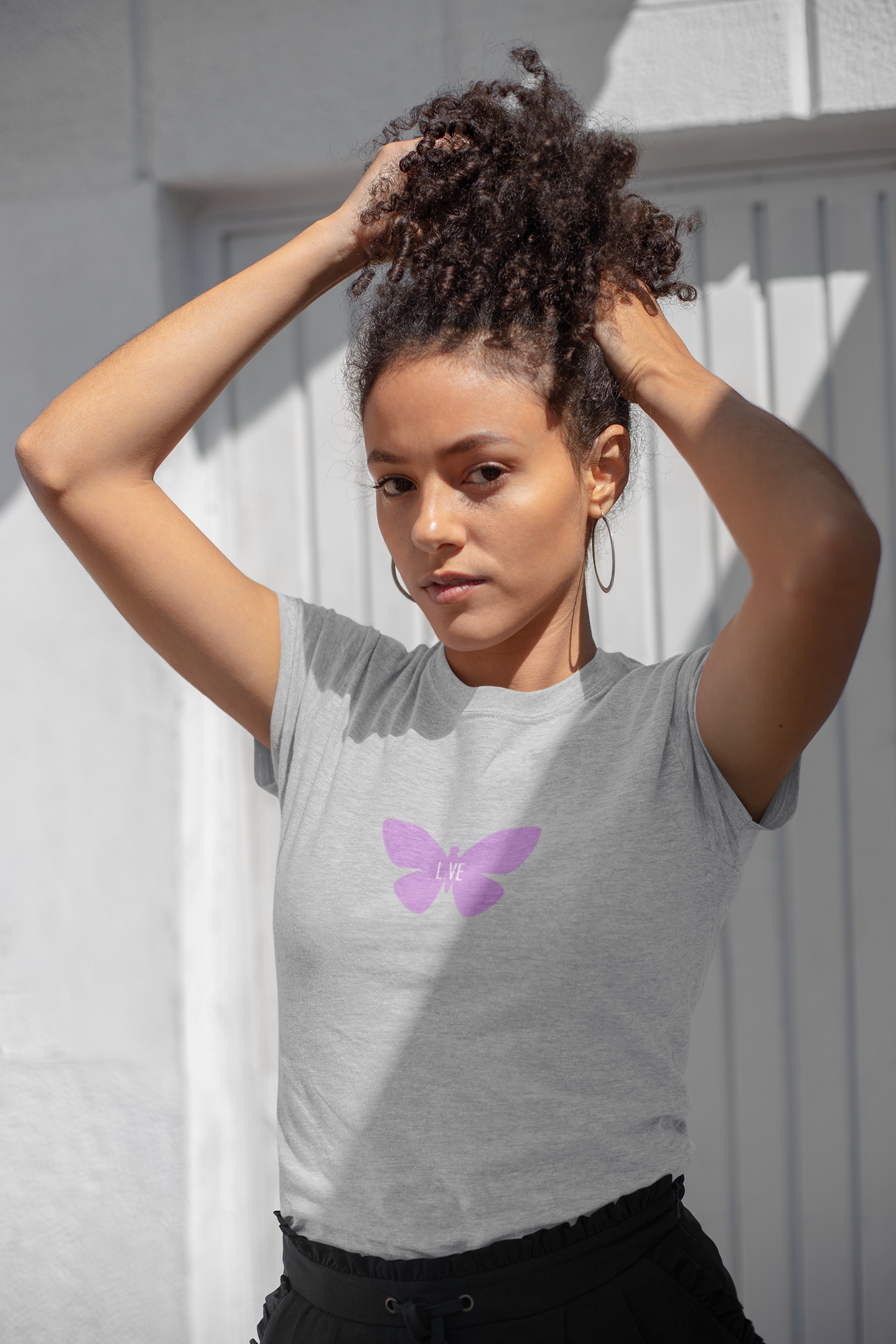 L;VE Purple Butterfly T-Shirt