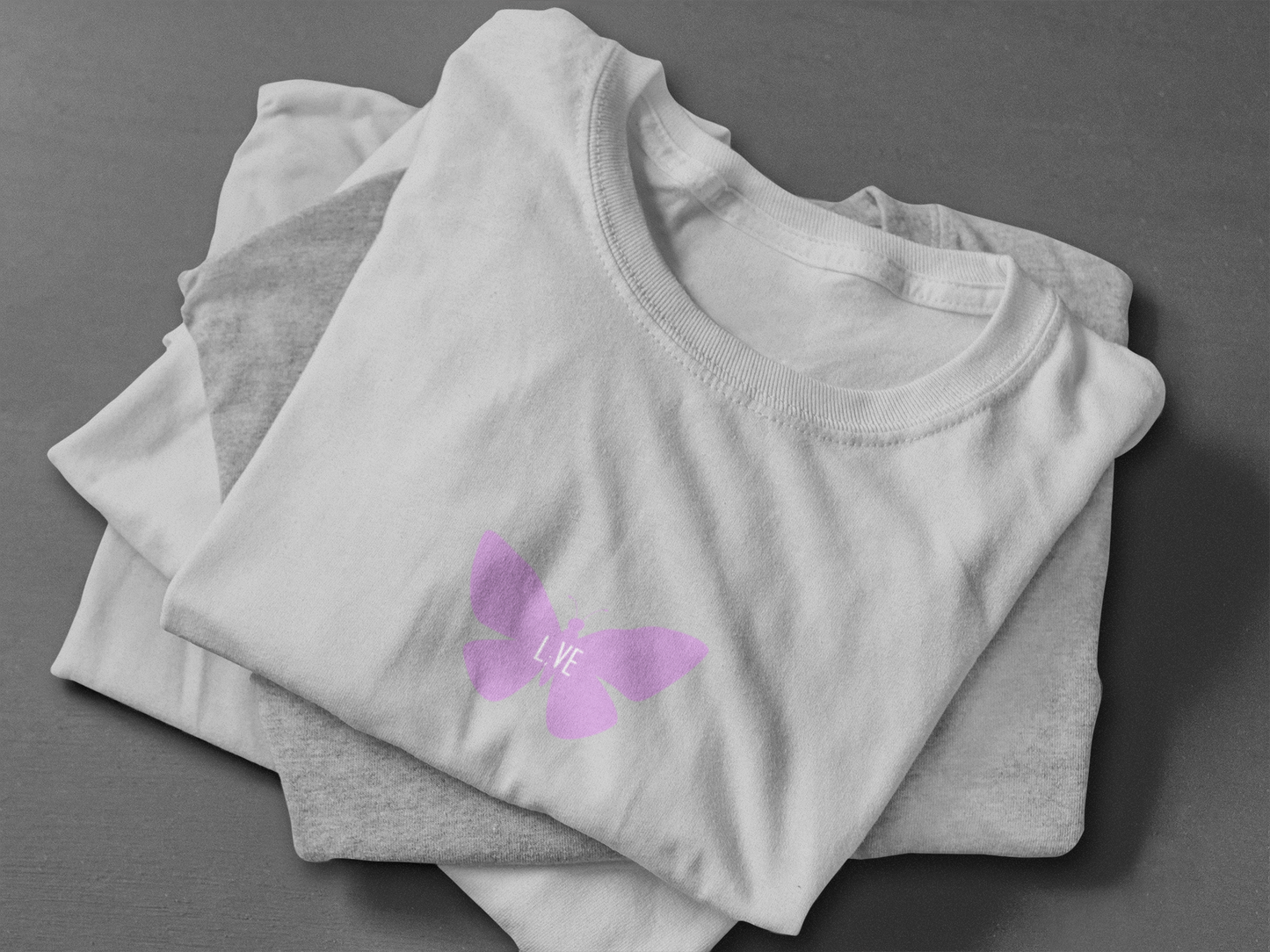 L;VE Purple Butterfly T-Shirt